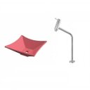 Ver imagem 2 de Kit Cuba L30 Torneira Link 1062 Metal 1/4 Volta Compace