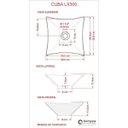 Ver imagem 7 de Kit Cuba L30 com Válvula 1" + Sifão Pvc e Flexível