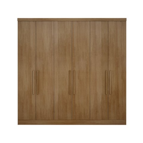 Modulo de Casal Safira para Guarda Roupa em Mdf com 6 Portas e 4 Gavetas Clic Móveis