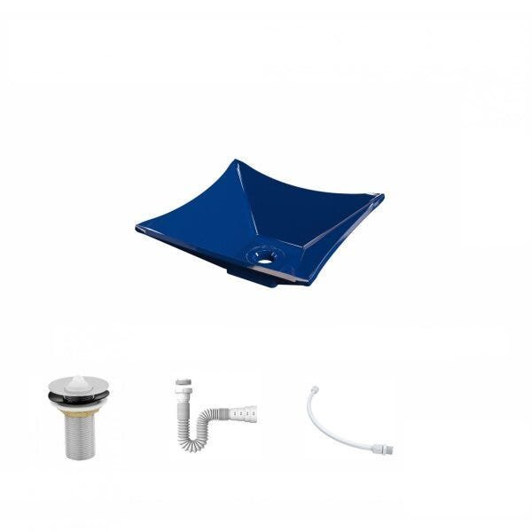 Kit Cuba L30 com Válvula 1" + Sifão PVC e Flexível - 2
