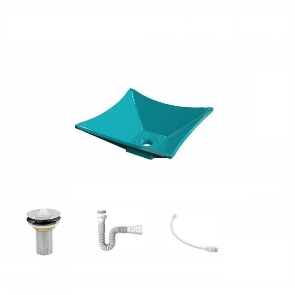 Kit Cuba L30 com Válvula 1" + Sifão PVC e Flexível - 2