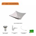 Ver imagem 3 de Kit Cuba L30 com Válvula 1" + Sifão Pvc e Flexível