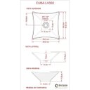 Ver imagem 7 de Kit Cuba L30 com Válvula 1" + Sifão Pvc e Flexível
