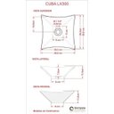 Ver imagem 7 de Kit Cuba L30 com Válvula 1" + Sifão Pvc e Flexível