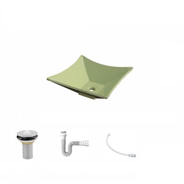 Kit Cuba L30 com Válvula 1" + Sifão PVC e Flexível - 2