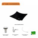 Ver imagem 3 de Kit Cuba L30 com Válvula 1" + Sifão PVC e Flexível