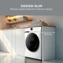 Ver imagem 6 de Lava e Seca Midea 11kg Branca Slim Healthguard Conectada Midea Mf201d110wb - 220v