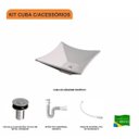 Ver imagem 3 de Kit Cuba L30 com Válvula Click 1"b + Sifão Pvc e Flexível