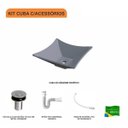 Ver imagem 3 de Kit Cuba L30 com Válvula Click 1"b + Sifão Pvc e Flexível