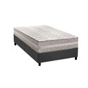 Ver imagem 1 de Conjunto Box Solteiro: Colchão Espuma Paropas D28 - Master Prata Double Face 25 + Base Crc Suede