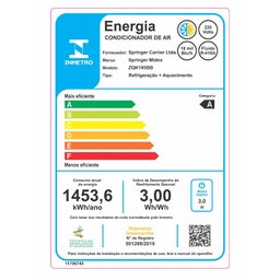 Ar Condicionado Janela 18000 Btu Mecânico Q/f Midea Zqk185bb - 220v Springer Midea - 3