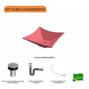 Ver imagem 3 de Kit Cuba L30 com Válvula Click 1"b + Sifão Cromado e Flexível