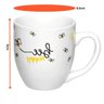 Caneca Honey em Porcelana Branca 300ml - 2