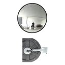 Ver imagem 2 de Espelho Convexo 45cm para Estacionamento Garagem Portaria:preto