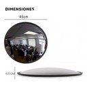 Ver imagem 5 de Espelho Convexo 45cm para Estacionamento Garagem Portaria:preto