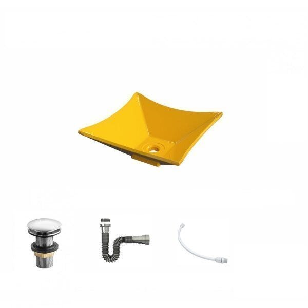Kit Cuba L30 com Válvula Click 1"G + Sifão Cromado e Flexível - 2