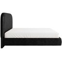 Ver mais imagens de Cama Casal Flutuante com Cabeceira 140cm Aura W01 Couríssimo Preto - Lyam Decor