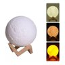 Lâmpada de Lua Lunar Ar Humidificador do Ar 3d - 1
