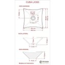 Ver imagem 7 de Kit Cuba L30 com Válvula Click 1"g + Sifão Cromado e Flexível