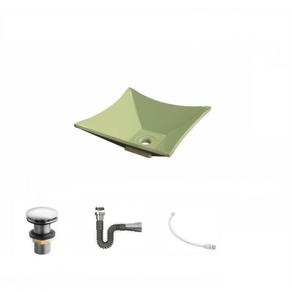 Kit Cuba L30 com Válvula Click 1"G + Sifão Cromado e Flexível - 2