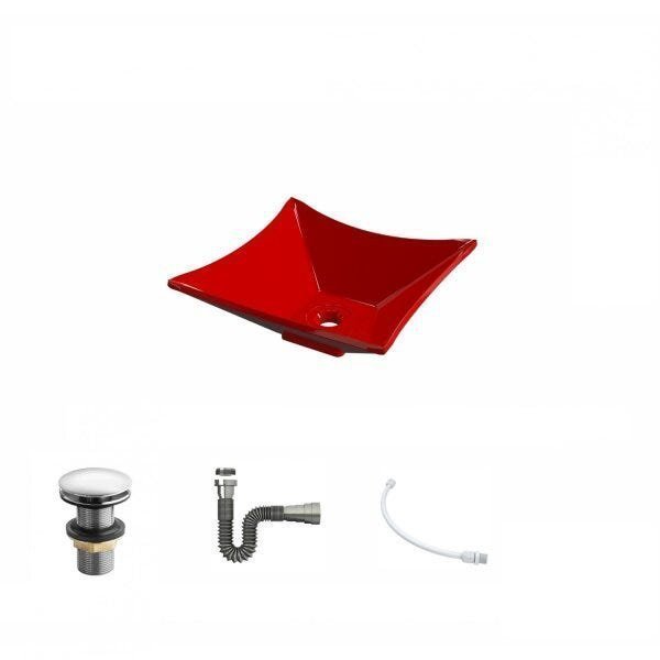 Kit Cuba L30 com Válvula Click 1"G + Sifão Cromado e Flexível - 2