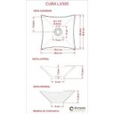 Ver imagem 7 de Kit Cuba L30 com Válvula Click 1"g + Sifão Cromado e Flexível