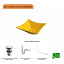Ver imagem 3 de Kit Cuba L30 com Válvula Click 1 1/2'' + Sifão Pvc e Flexível Compace