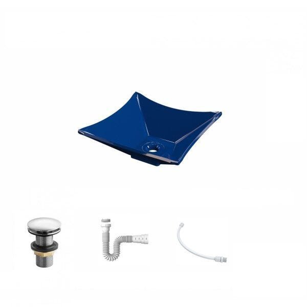 Kit Cuba L30 com Válvula Click 1 1/2'' + Sifão Pvc e Flexível Compace - 2