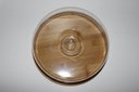 Ver imagem 3 de Prato de Bolo com Tampa de Bambu 28x28x9,5cm - Jolitex