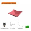 Ver imagem 3 de Kit Cuba L30 com Válvula Click 1 1/2'' + Sifão Pvc e Flexível Compace