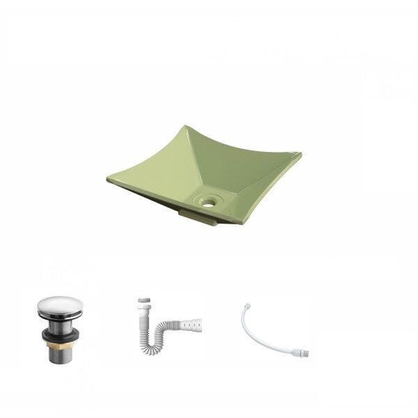 Kit Cuba L30 com Válvula Click 1 1/2'' + Sifão Pvc e Flexível Compace - 2
