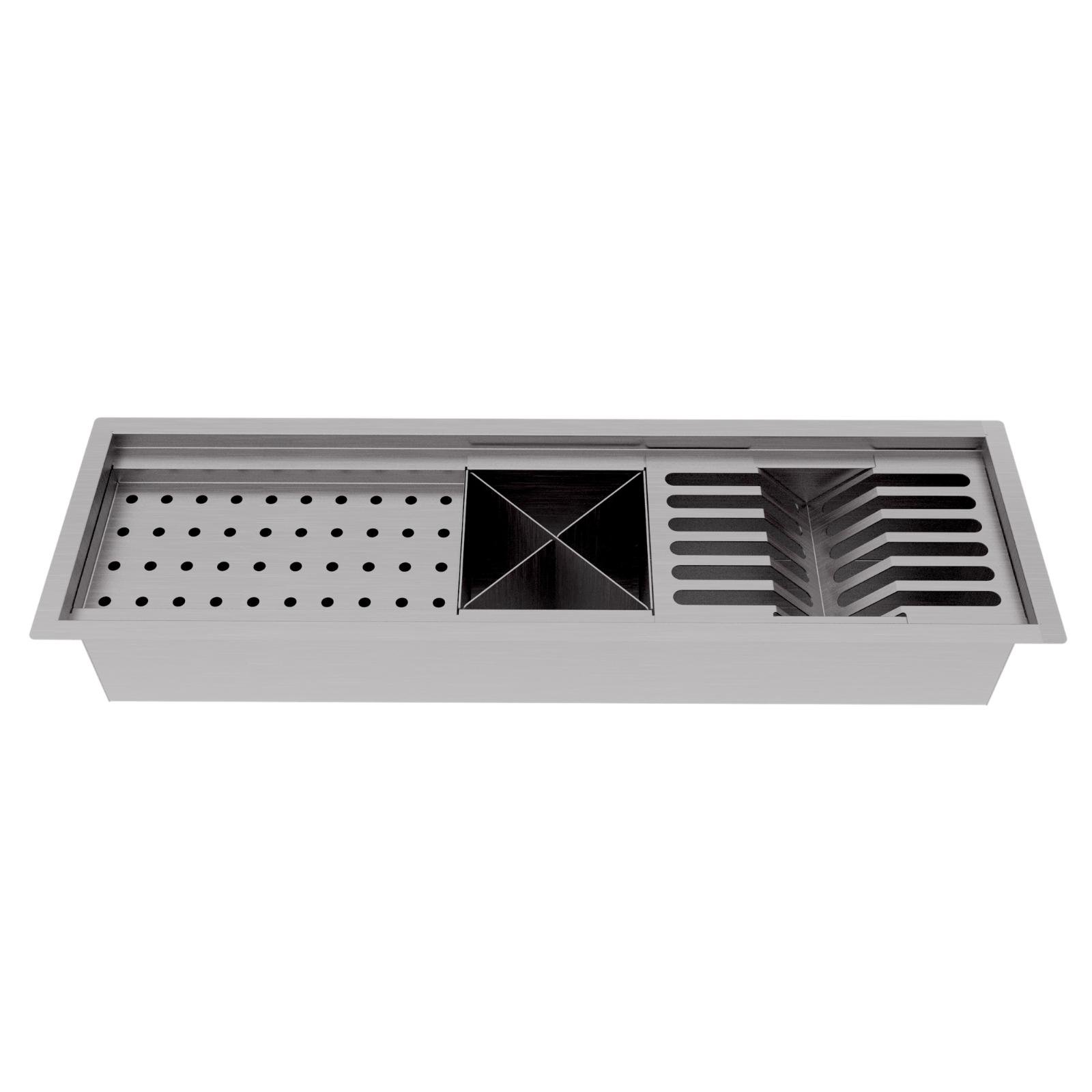 Calha Gourmet Escorredor Inox Tamanho 19x62 Cm Ecosul - 3