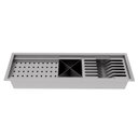 Ver imagem 3 de Calha Gourmet Escorredor Inox Tamanho 19x62 Cm Ecosul