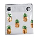 Ver imagem 2 de Cortina Para Cozinha 2,20m x 1,45m Ilhós Estampada Abacaxi