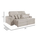 Ver imagem 3 de Sofa Martins M-188 02 Md.1.00 C/ Almofadas - V-211