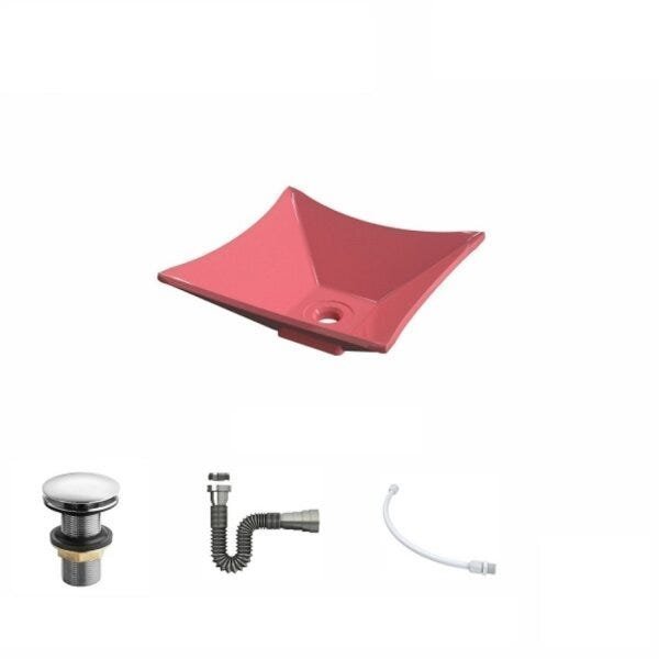 Kit Cuba L30 com Válvula Click 1 1/2" + Sifão Cromado e Flexível Compace - 2