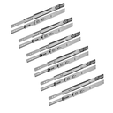 Ver imagem 1 de 12 Corrediças Telescópica 35cm Gaveta Trilho Zincada 6 Pares