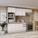 Ver imagem 5 de Armário de Cozinha Completa 100% Mdf 270cm Branco Celeste Kappesberg