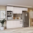 Ver imagem 1 de Armário de Cozinha Completa 100% Mdf 270cm Branco Celeste Kappesberg
