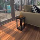 Ver imagem 1 de Mesa Lateral Preta Aparador de Sofa Sala Mesa Lateral Cama