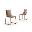 Ver mais imagens de Conjunto: Mesa Sala Jantar Stellar 1598 Aço C/ Tampo Madeirado 120x80cm e 4 Cadeiras Soft Rose/