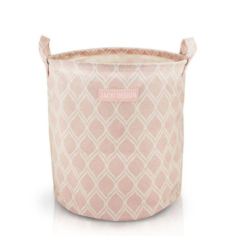 Cesto para Roupa Suja/ Brinquedos Tecido (m) - Linha Loft Pink