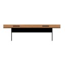 Ver imagem 4 de Mesa de Reunião Bipartida 300x90cm em MDF Corporate Freijó e Preto