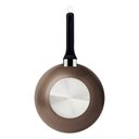 Ver imagem 4 de Frigideira Milazzo Funda Alumínio Antiaderente 24 Cm Amêndoa Tramontina