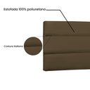 Ver imagem 3 de Painel de Cama 160cm Greta Suede Caramelo - Lucadi Home