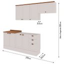Ver imagem 3 de Armário de Cozinha Genialflex Iluminata 4 Peças Branco