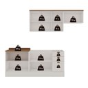 Ver imagem 4 de Armário de Cozinha Genialflex Iluminata 4 Peças Branco