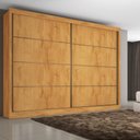 Ver imagem 3 de Guarda Roupa Casal 100% Mdf 2 Portas 6 Gavetas - Sevilha- Peroba