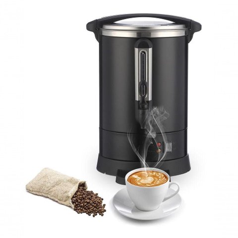 Takywep Cafeteira Elétrica Comercial de 18l com Parede Dupla e Aquecimento 120 Xícaras