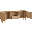 Ver imagem 7 de Rack para Sala de Estar TV 75 Polegadas 180cm Orgânico Nordic A03 Hanover Roble - Lyam Decor